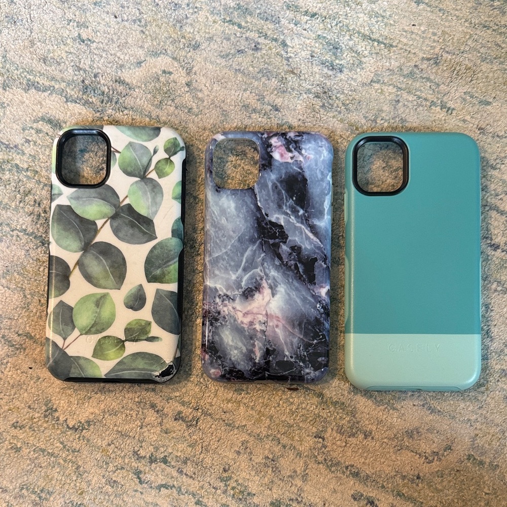 Set of 3 Casely Protective iPhone Cases